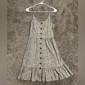 Japna Spotted Button-Front Dress